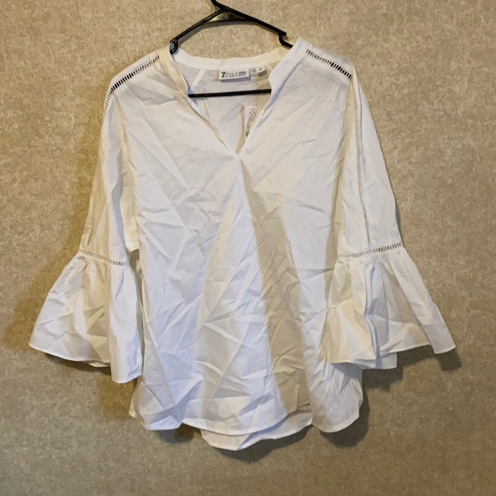 White Bell Shaped Blouse